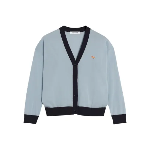 Maison Kitsune Baby Fox Patch Bi colour Cardigan