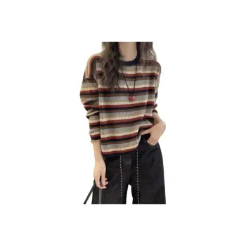 Oudifu Knitwear Women's Stripes