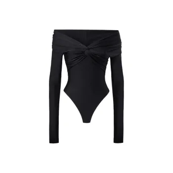 THE ANDAMANE Kendall Off Shoulder Bodysuit
