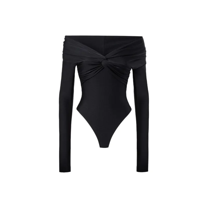 THE ANDAMANE Kendall Off Shoulder Bodysuit-0
