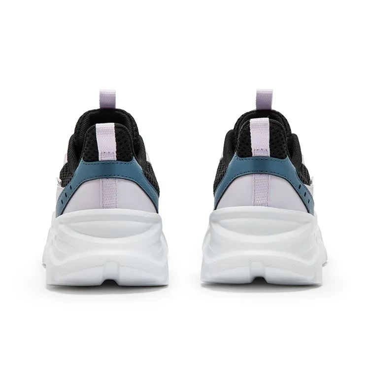 361° Slip Resistant, Breathable, Lightweight Low Top Casual Shoes Women's 361 Degrees White/Obsidian Black-4