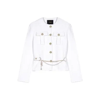 Maje Chain-detail Tweed Jacket