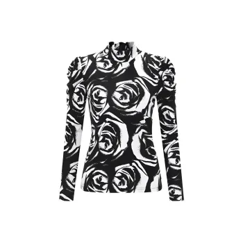 DVF Diane Von Furstenberg T-Shirt Women's Black