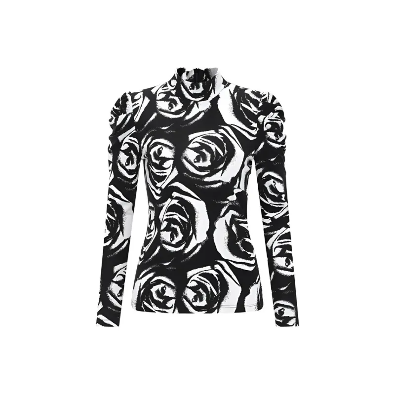 DVF Diane Von Furstenberg T-Shirt Women's Black-0