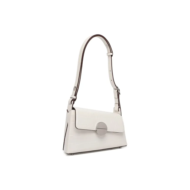 COURONNE Cow Leather Shoulder Bag Women's Multicolor Black/Multicolor White-9