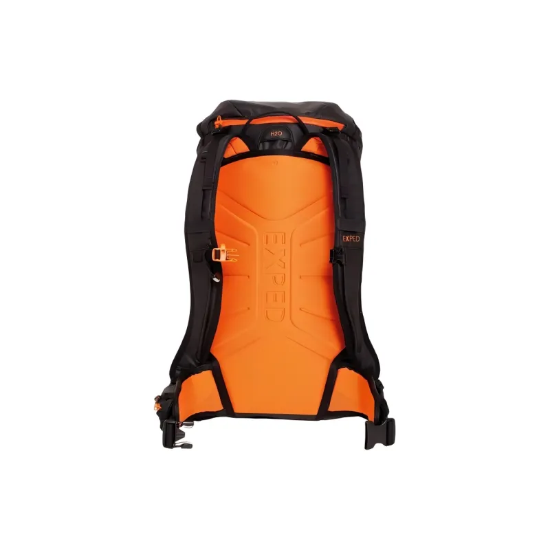EXPED Recycled Nylon Outdoor Hiking Bag Backpacks Unisex Black-1
