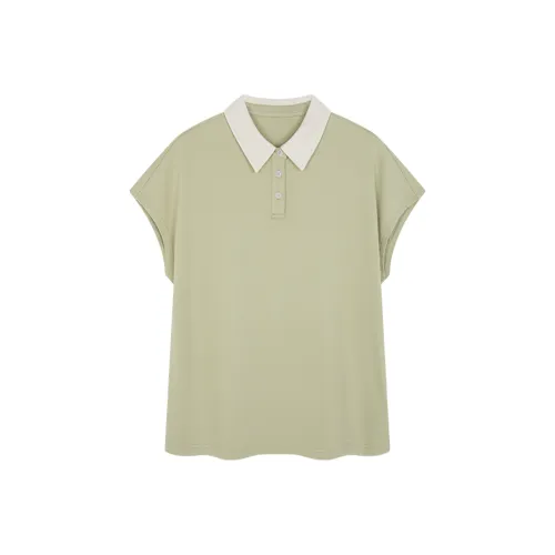 Mo Han Yi Mei Shirt Women's Seaweed Green