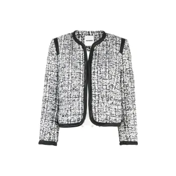 Sandro Jackets Women's Black/White