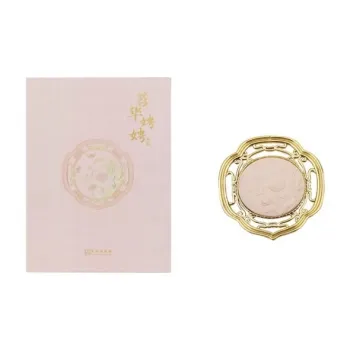 SUZHOU MUSEUM Gypsum/18k Gold Plated Copper Creative Accessories Pink/Green