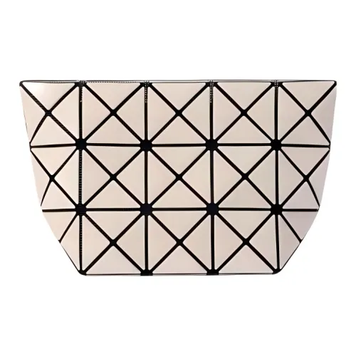 ISSEY MIYAKE Prism Polyester Makeup Bag, Clutch Women's Coffee