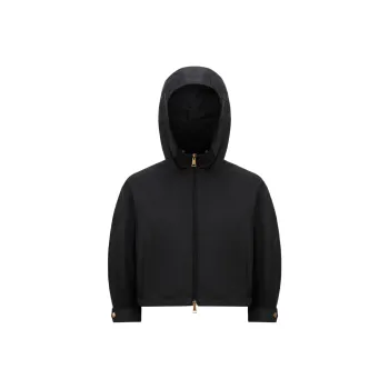 Moncler Vizille Zip Up Hooded Rain Jacket