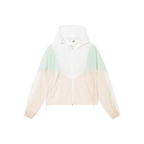 QIAODAN Jackets Women's Jordan White/Sheer Pink