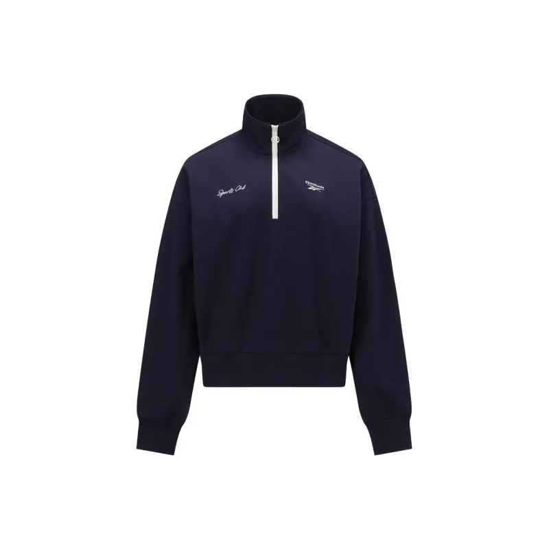Reebok Sweatshirt Women's Navy Blue-0