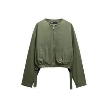 ZARA Jackets Coats Women's Khaki
