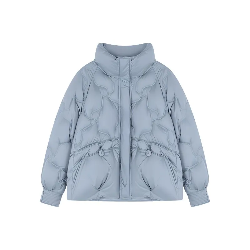 IHIMI Down Jacket Women's Gray Blue-0