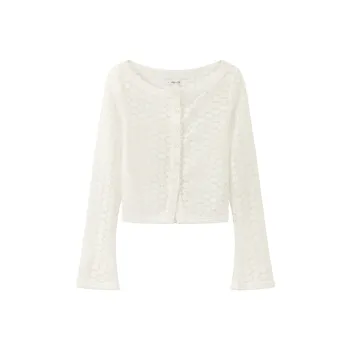 CHUU Chiffon Shirt Women's White