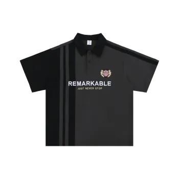 BEAR UNION Polo Shirts Unisex Black