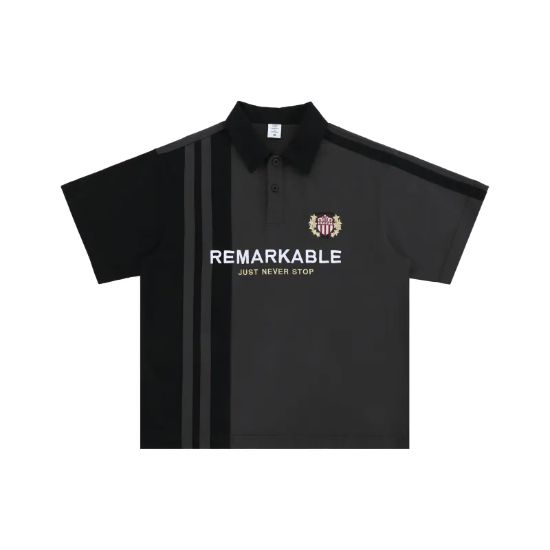 BEAR UNION Polo Shirts Unisex Black-0