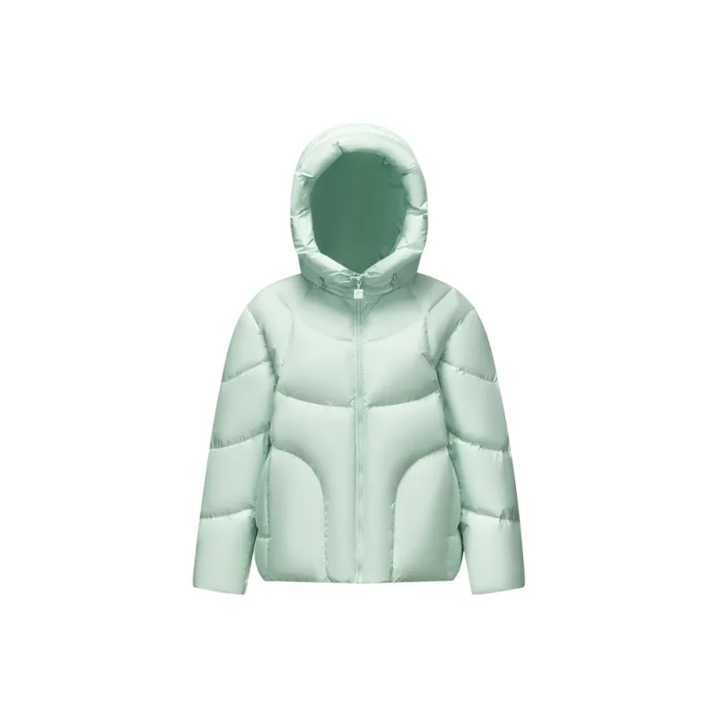 SEM/R Relaxed Oversized Hooded Down Jacket Mid Length Women's-5