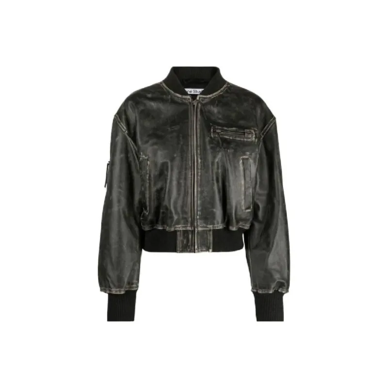 Acne Studios Zip Up Bomber Jacket-0