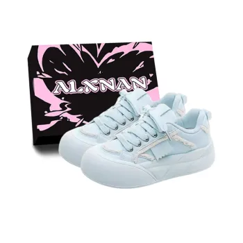 Alxnan Low Top Casual Shoes Women's Sky Blue Box