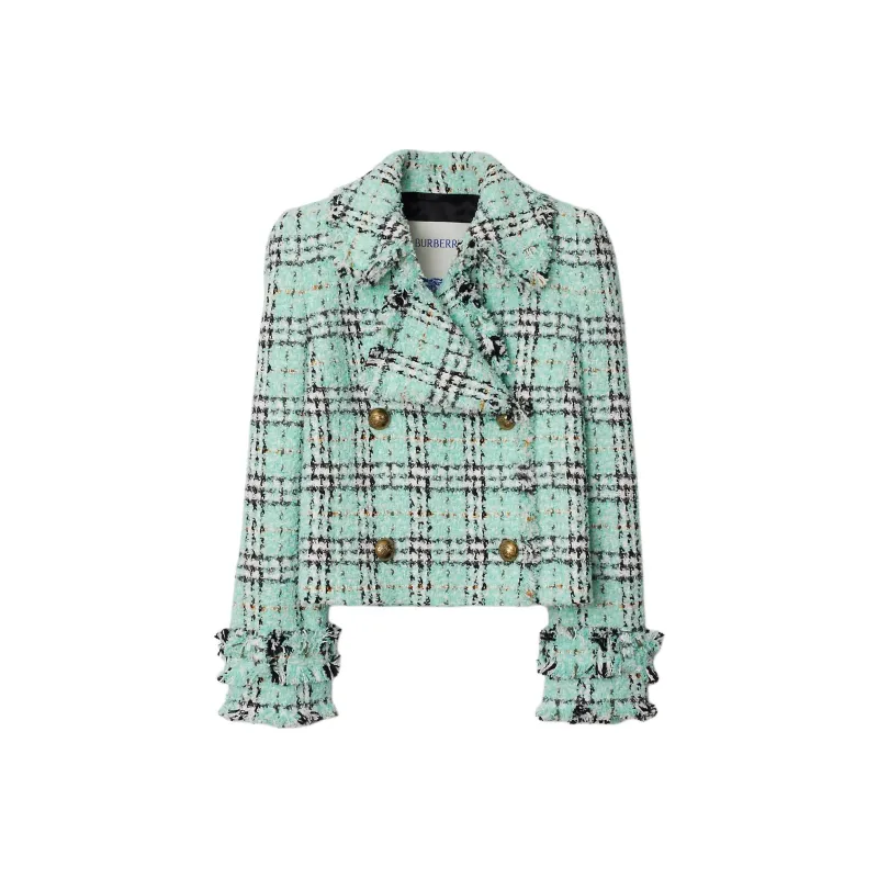 Burberry Jackets & Coats Women's Aqua Green-0