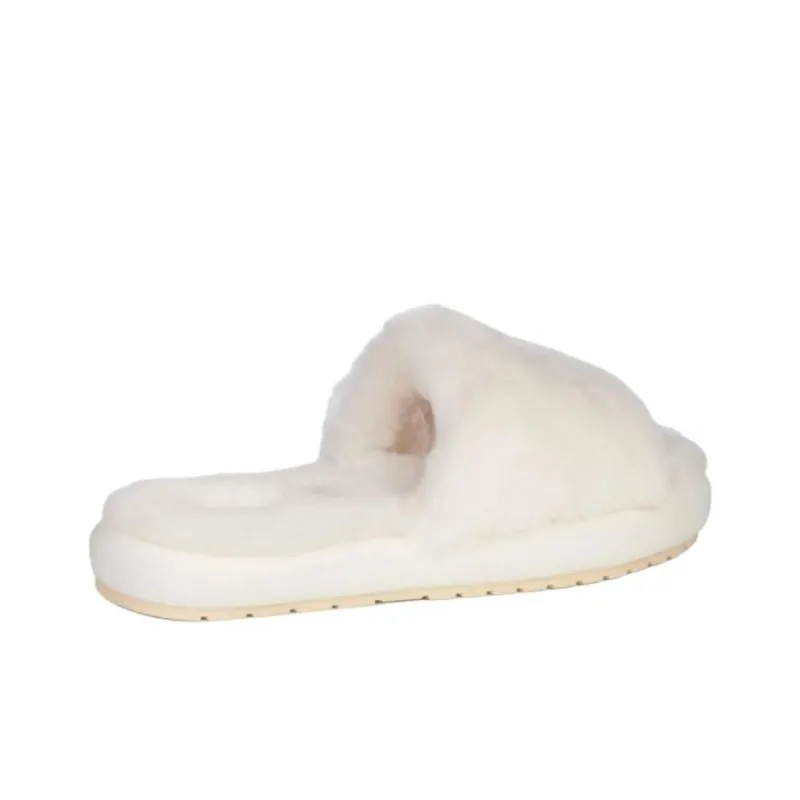 EMU Slide Slippers Women's White-3