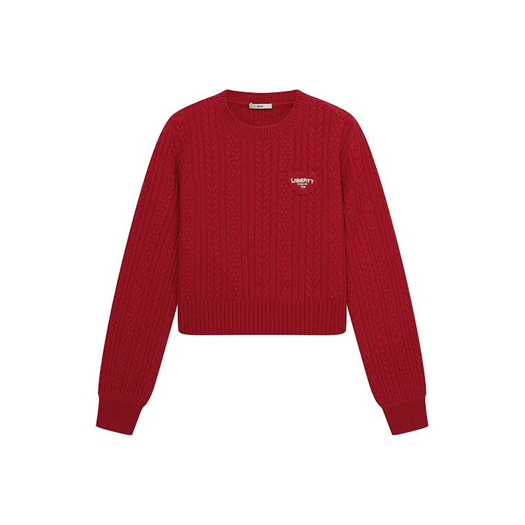 D'zzit Knitwear Unisex Red-0