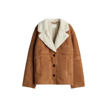 H&M Jackets Coats Women's Dark Beige