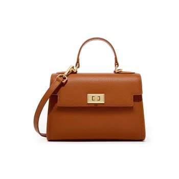 Carnival Keep Cow Leather Crossbody One Shoulder Handbag Women's Multicolor