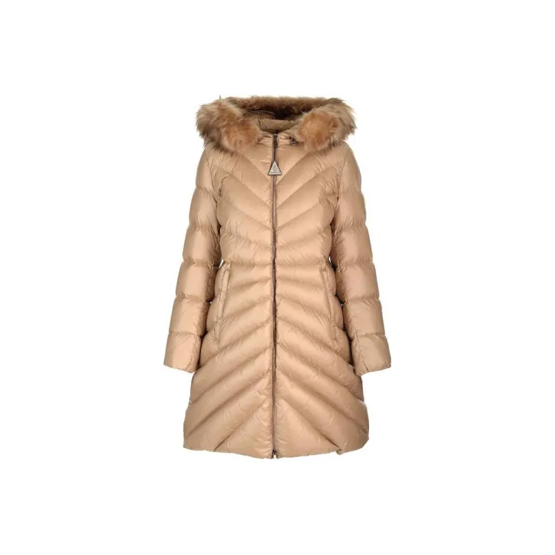 Moncler Chandre Zip-Up Long Puffer Coat-0