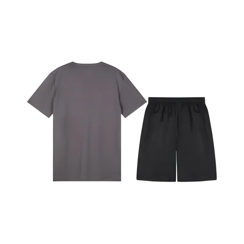 XTEP Casual Sportswear Men's Oyster Gray+Black-1