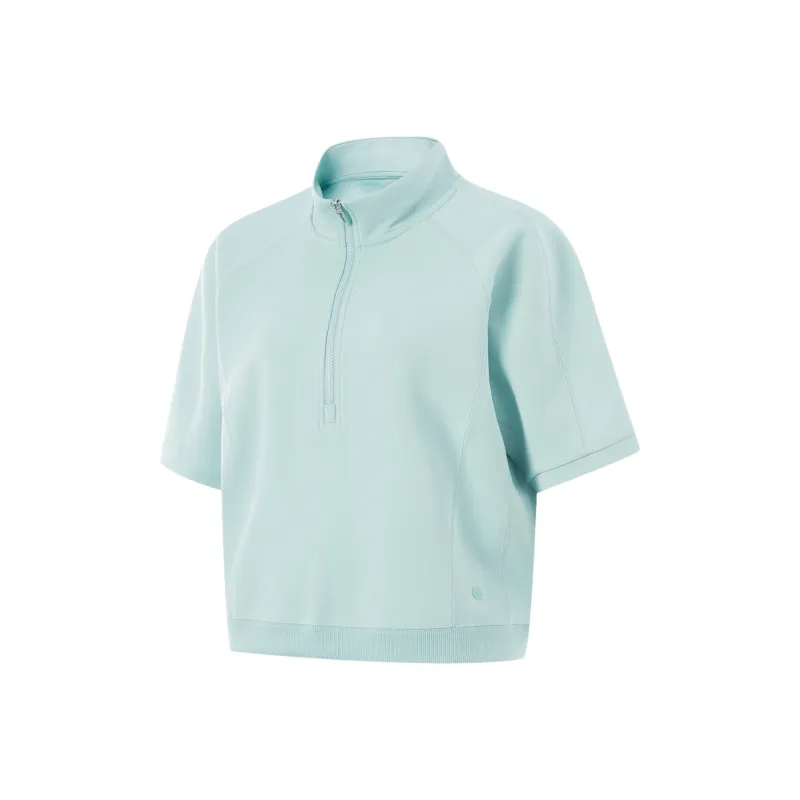 LiNing Fitness Series Polo Shirt Women's Light Blue-0