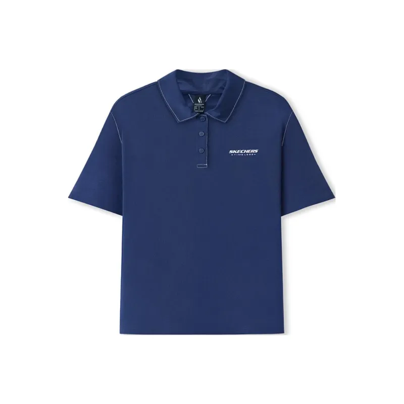 Skechers Polo Shirt Women's Medieval Blue-0