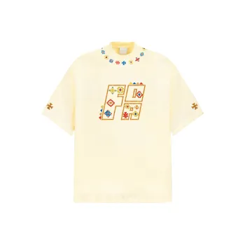 FOASIS Regular T Shirt Unisex Light Yellow