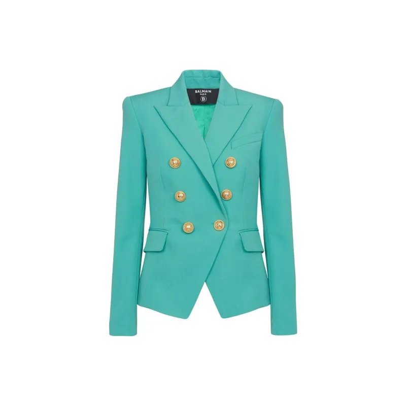 BALMAIN SS23 Jackets & Coats Women's Emerald-0