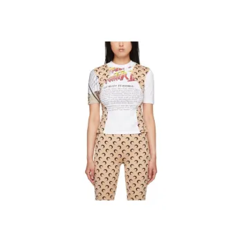 Marine Serre T-Shirt Women's White