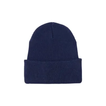 Beams Cotton, Acrylic, Polyester, Polyurethane Beanies Men's Marine Blue