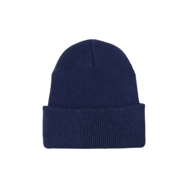 Beams Cotton, Acrylic, Polyester, Polyurethane Beanies Men's Marine Blue-0