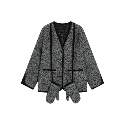 Ouyang Jackets & Coats Women's Starry Black