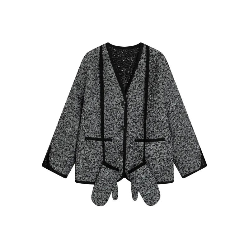 Ouyang Jackets & Coats Women's Starry Black-0