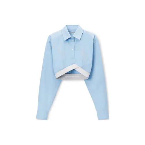 Alexander Wang Long Sleeved Cropped Shirt