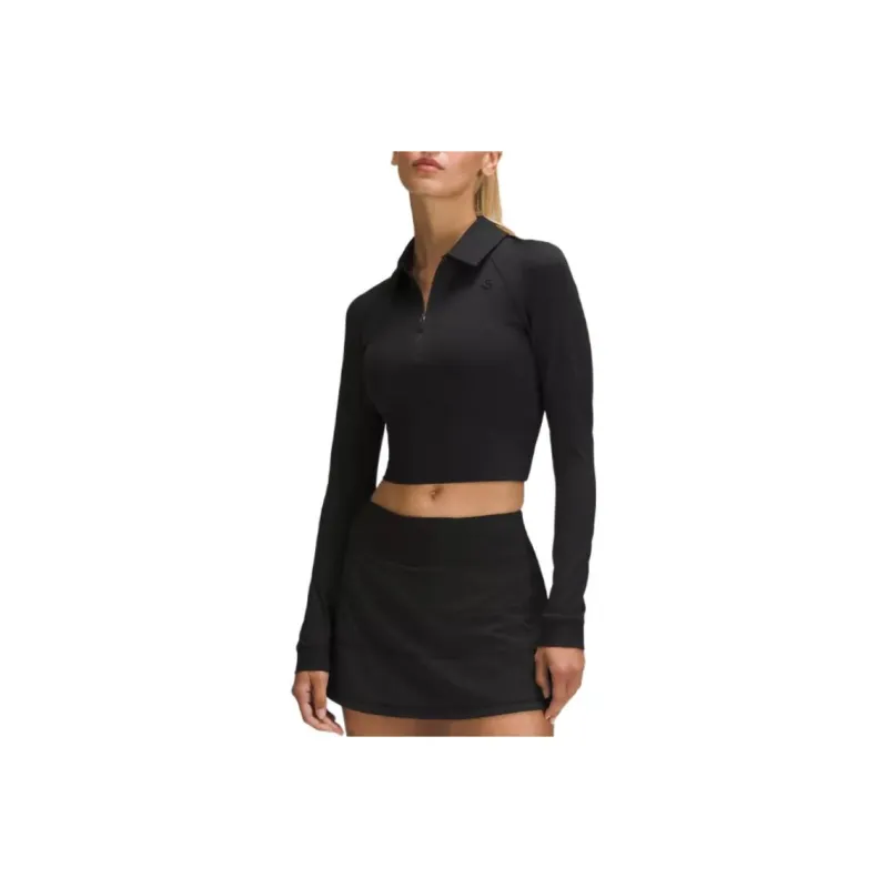 Lululemon Polo Shirt Women's Black-0