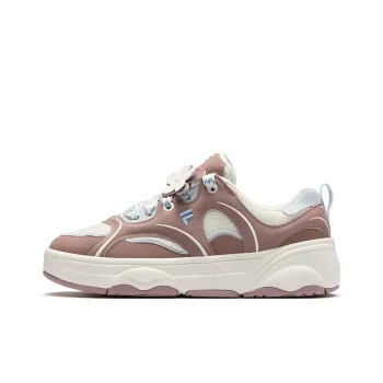 FILA FUSION WINDROUND DX Dancing Longboard Shoes Abrasion Resistant Low Top Skateboard Shoes Women's Umber