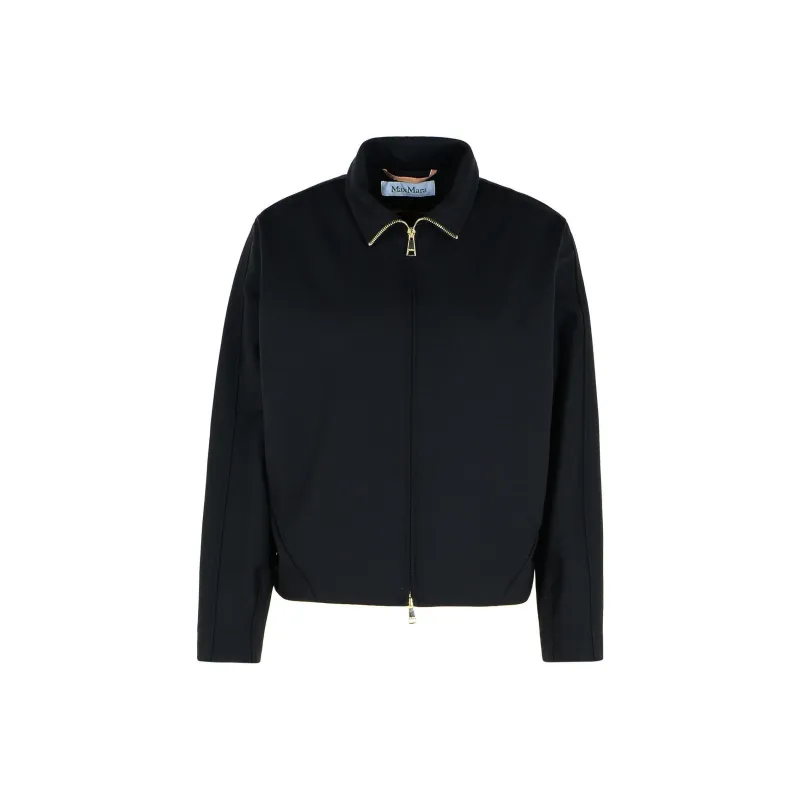MaxMara Zip Up High Neck Jacket-0