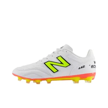 New Balance 442 V2 Team Soccer Shoes Unisex White 2E Width
