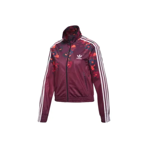 adidas kids Originals HER Studio Jacket Women's Burgundy