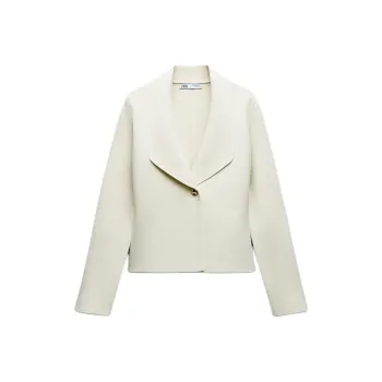ZARA Jackets Coats Women's White