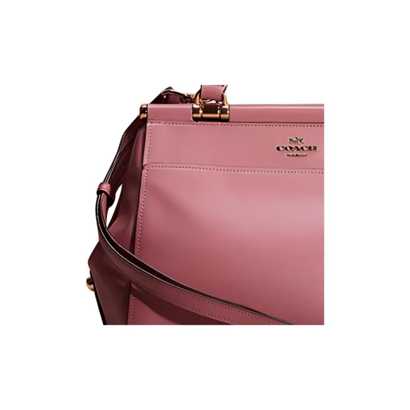 COACH Grace Genuine Leather Shoulder Bag Crossbody Bag Handbag Large Size Women's Rose Pink-2