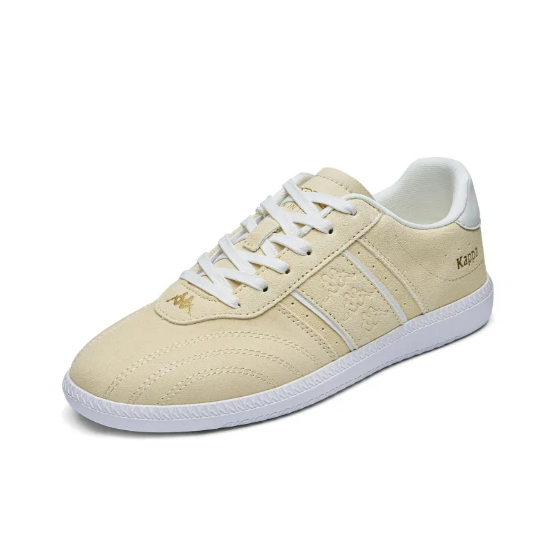 Kappa Slip Resistant, Abrasion Resistant, Lightweight Low Top Skateboard Shoes Women's Light Yellow-2